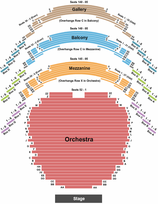 Carol Morsani Hall Death Becomes Her Seating Chart